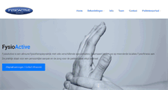 Desktop Screenshot of fysio-active.com